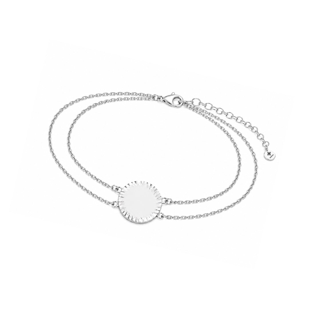 Diamond Circle Sign Bracelet