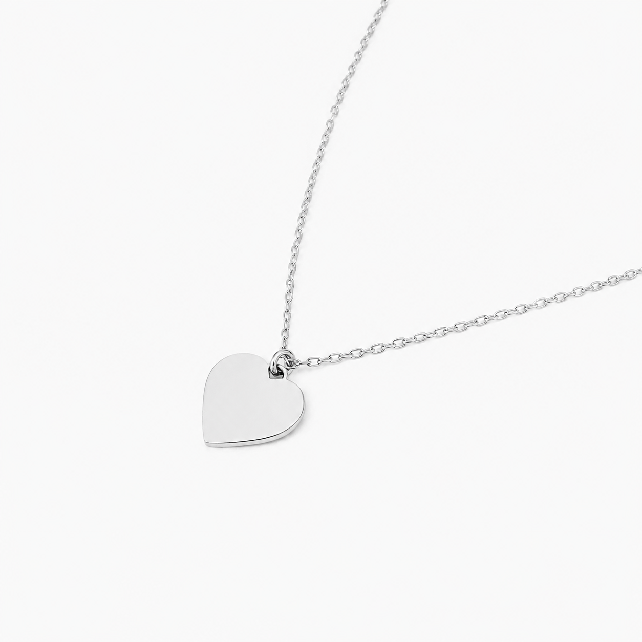 Customizable Heart Pendant Necklace