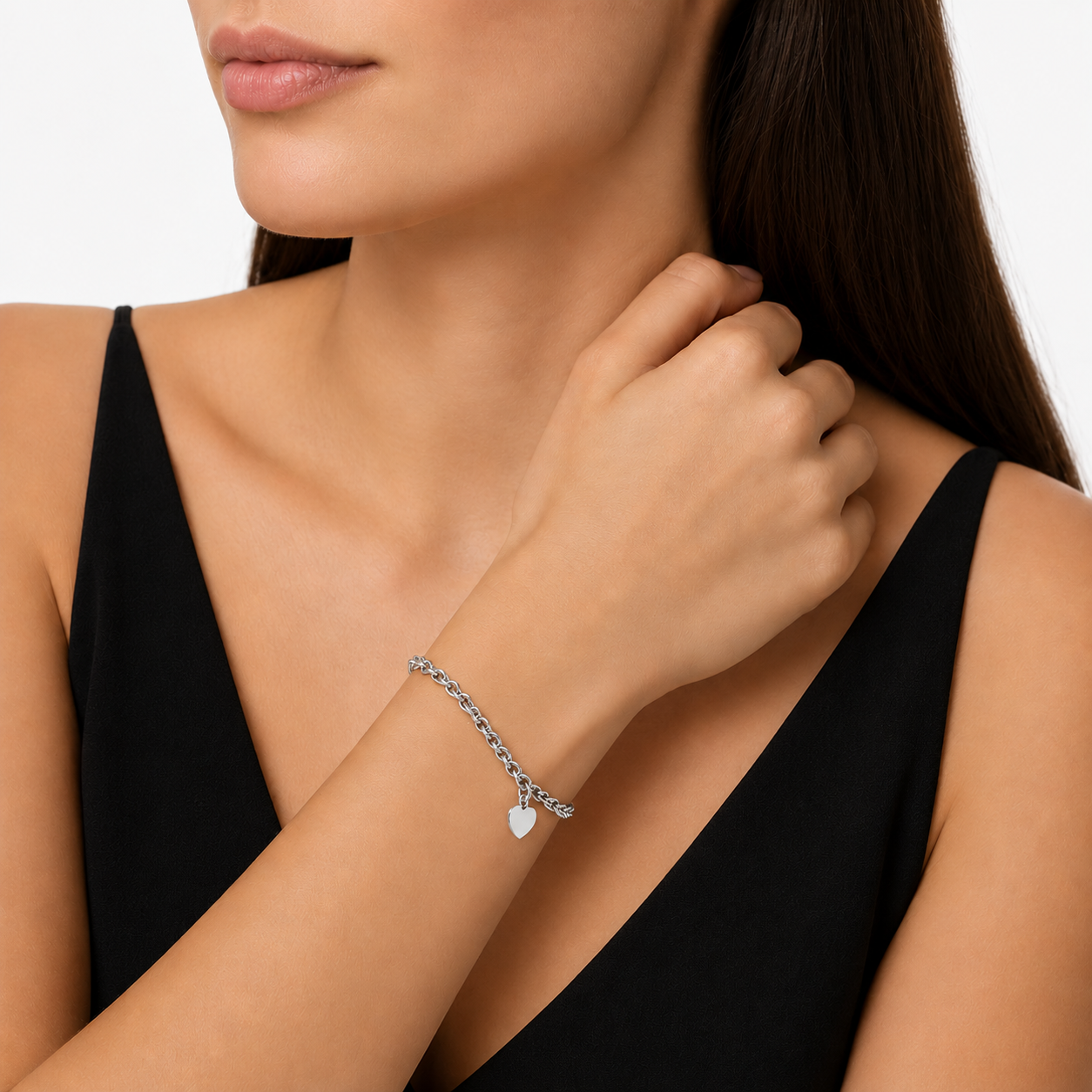 Bracciale Link e Cuore