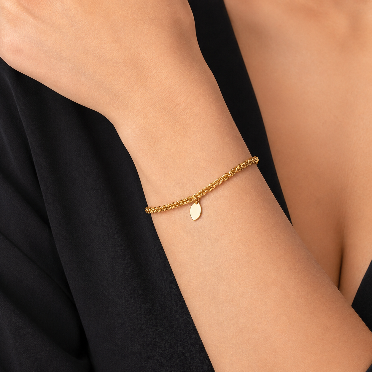 Link and Petal Bracelet
