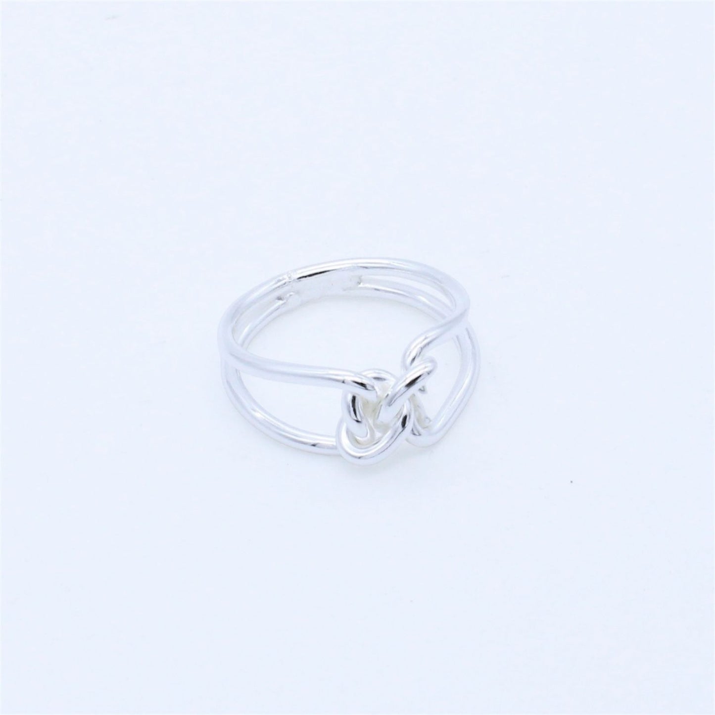 Double Curved Knot Ring