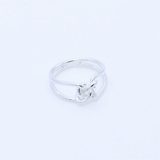 Double Curved Knot Ring
