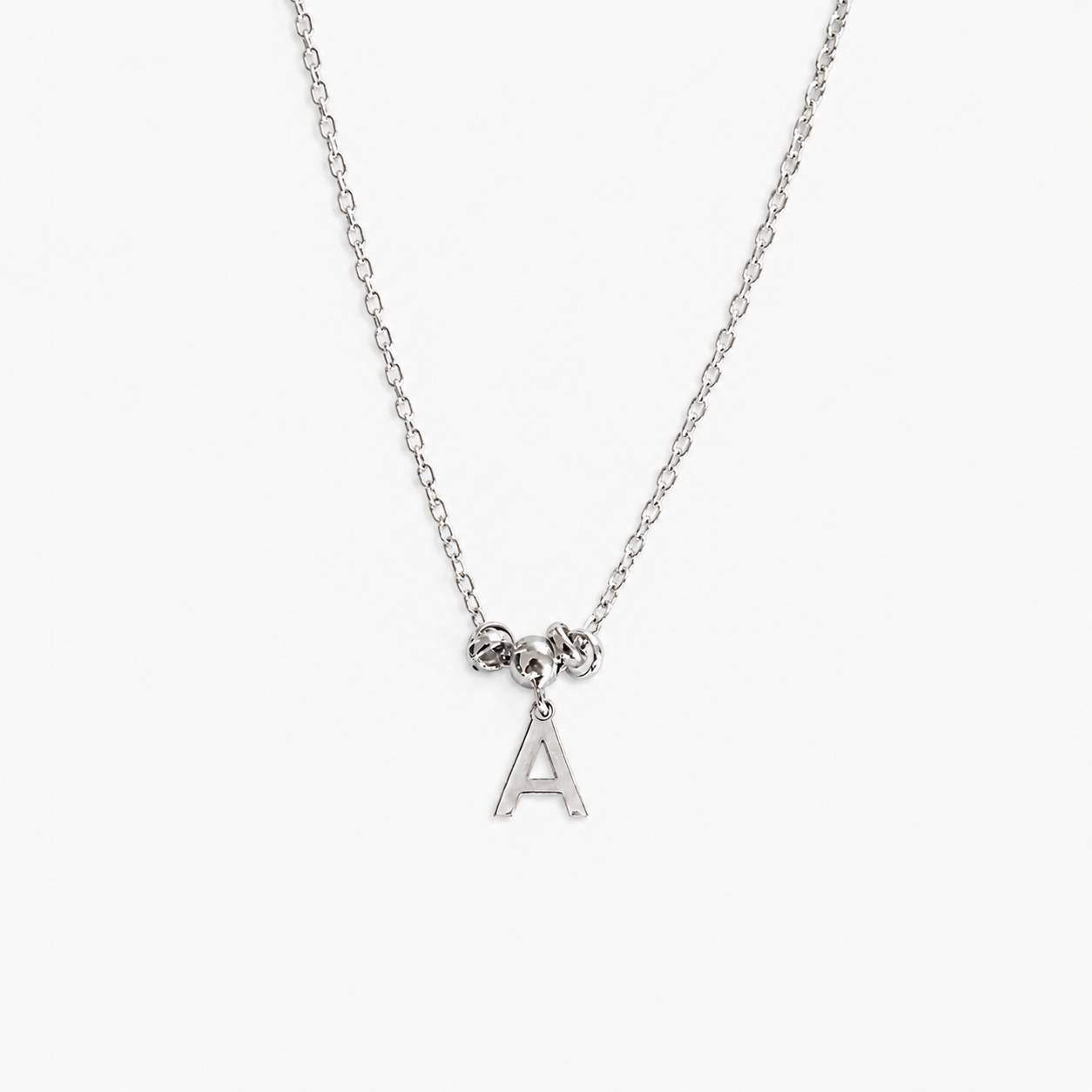 Collana Rondelle e Iniziale