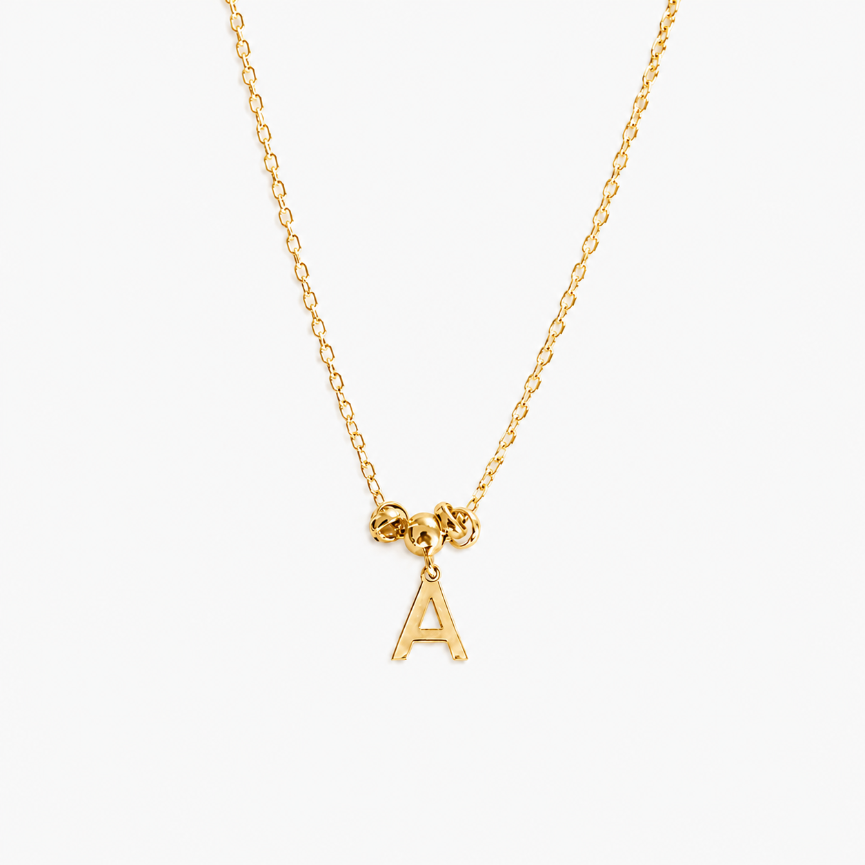 Collana Rondelle e Iniziale