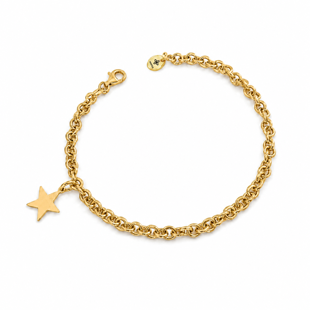 Link and Star Bracelet