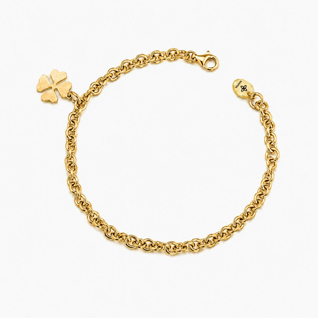 Link and Clover Bracelet