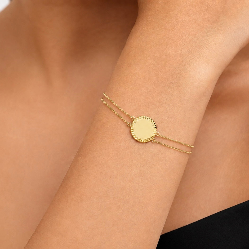 Bracciale Segno Cerchio Diamantato