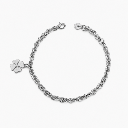 Bracciale Link e Quadrifoglio