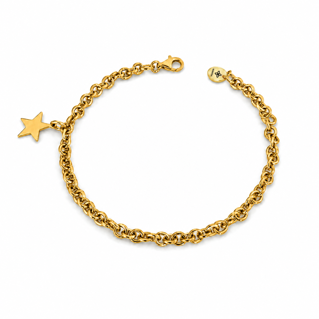 Link and Star Bracelet