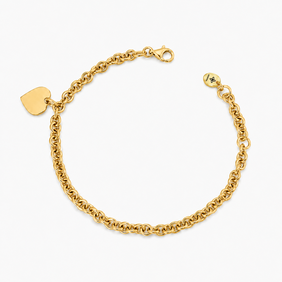 Bracciale Link e Cuore