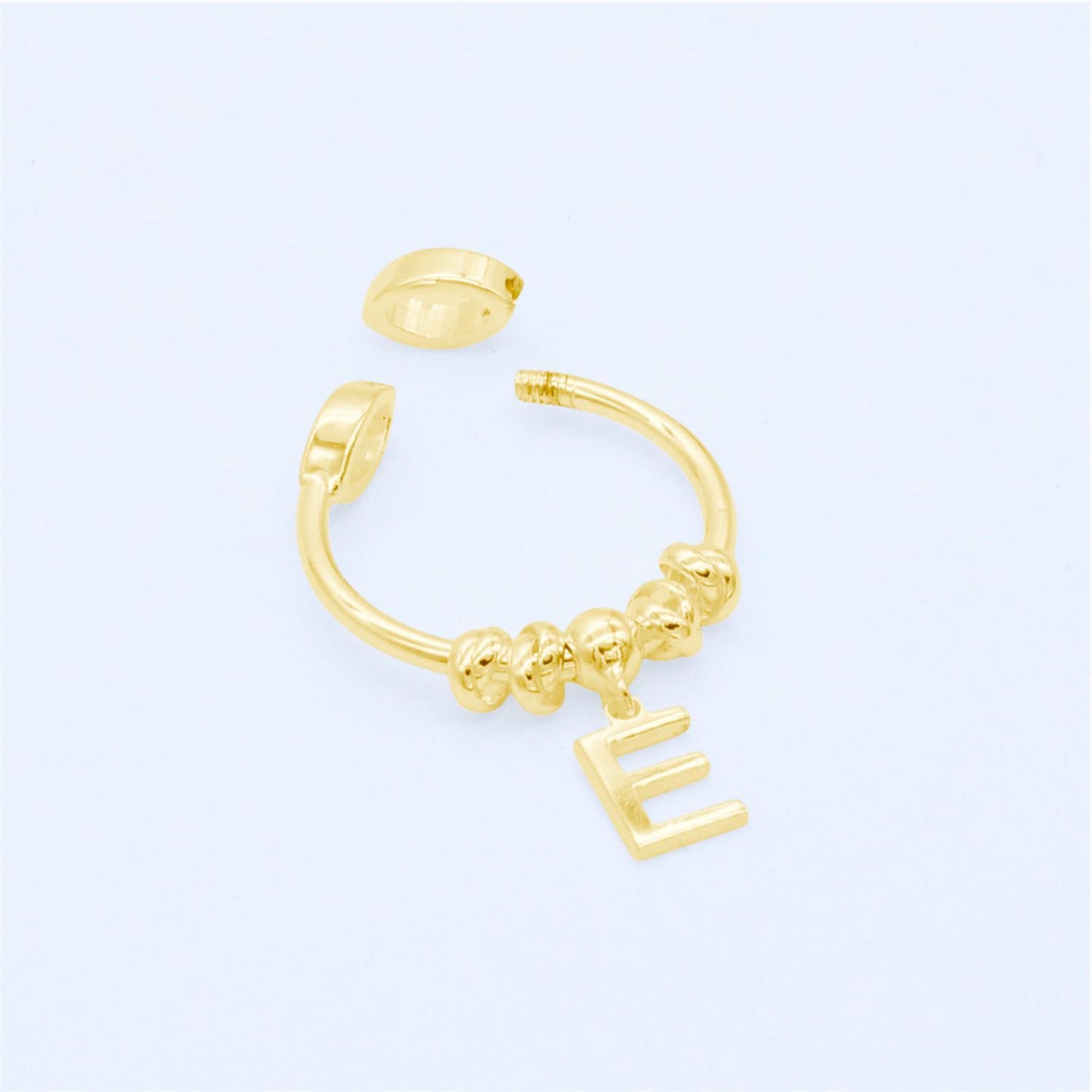 Anello Petali con Iniziale