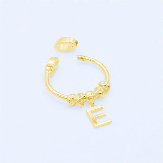 Anello Petali con Iniziale