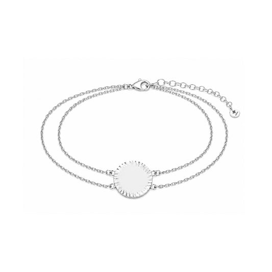 Diamond Circle Sign Bracelet