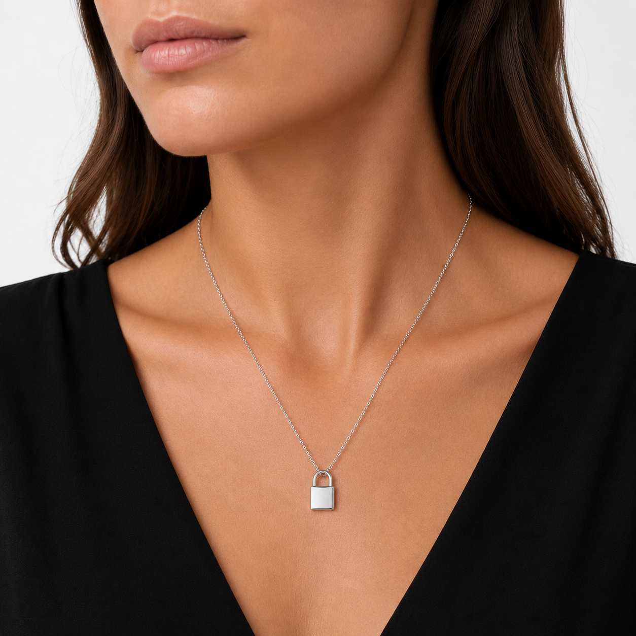 Collana Pendente Lucchetto Personalizzabile