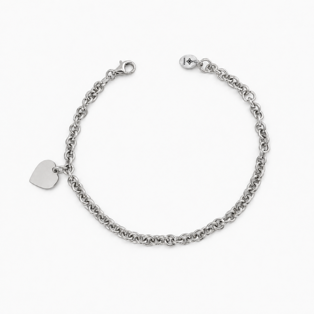 Bracciale Link e Cuore