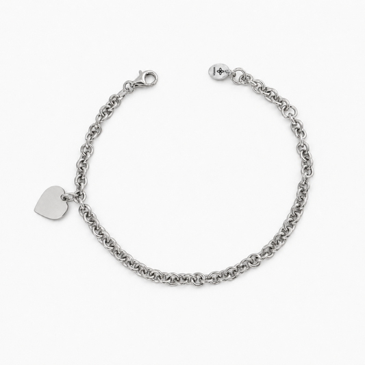 Bracciale Link e Cuore