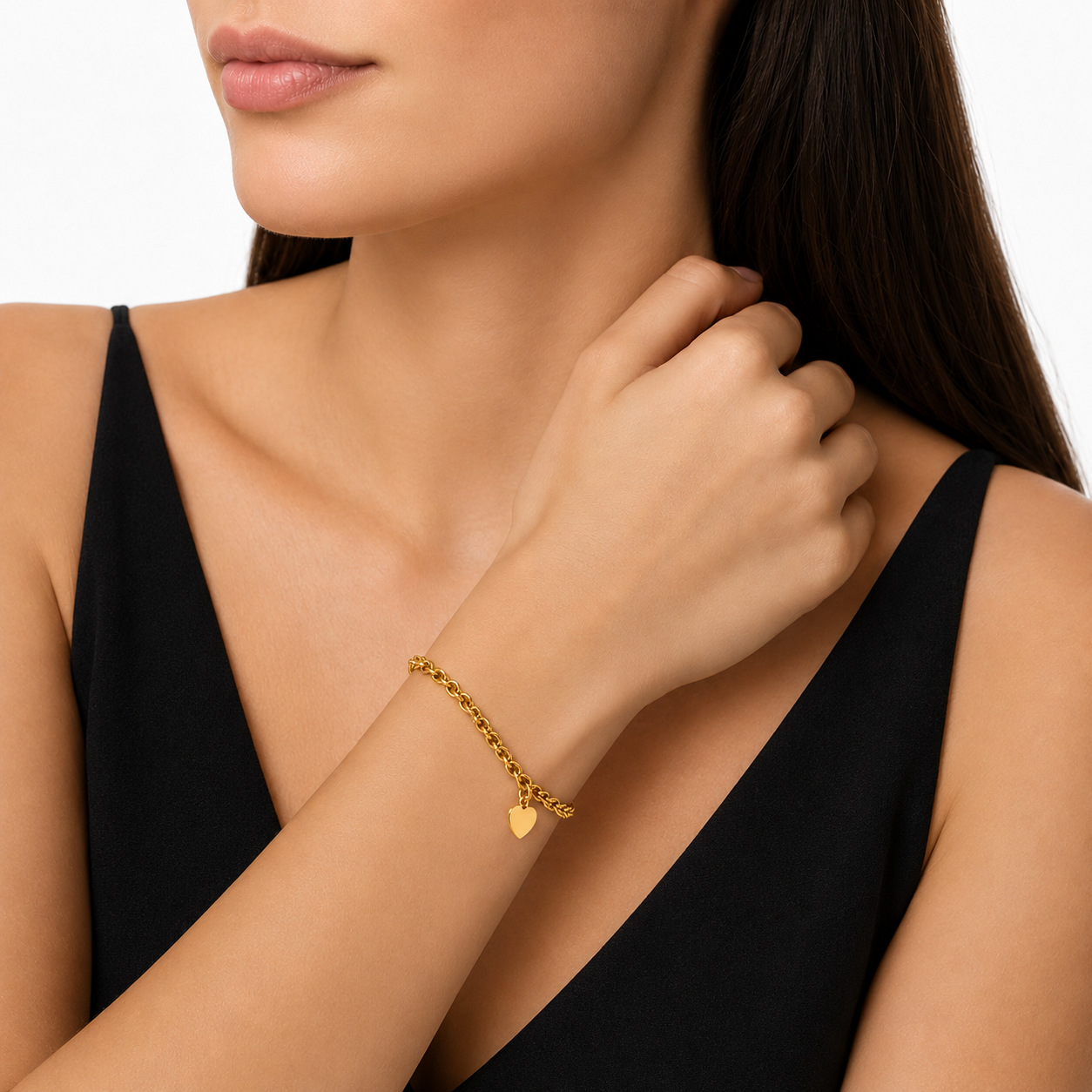 Bracciale Link e Cuore