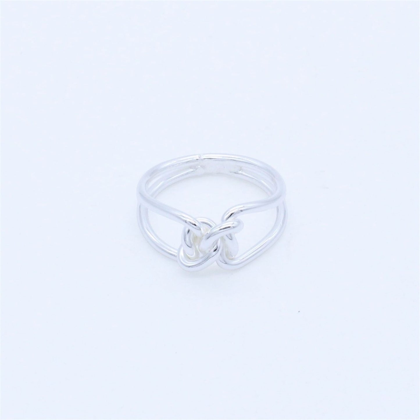 Double Curved Knot Ring