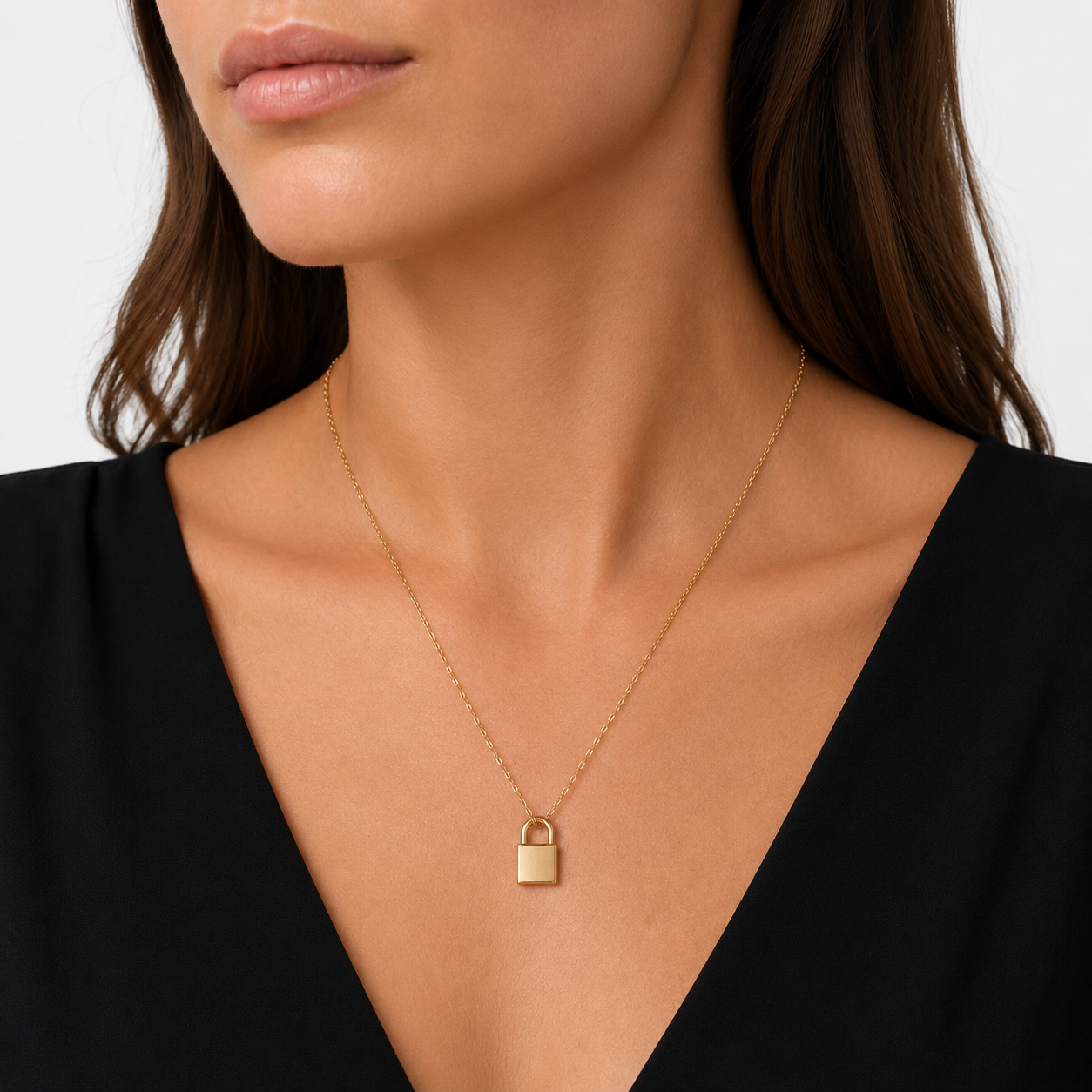 Collana Pendente Lucchetto Personalizzabile